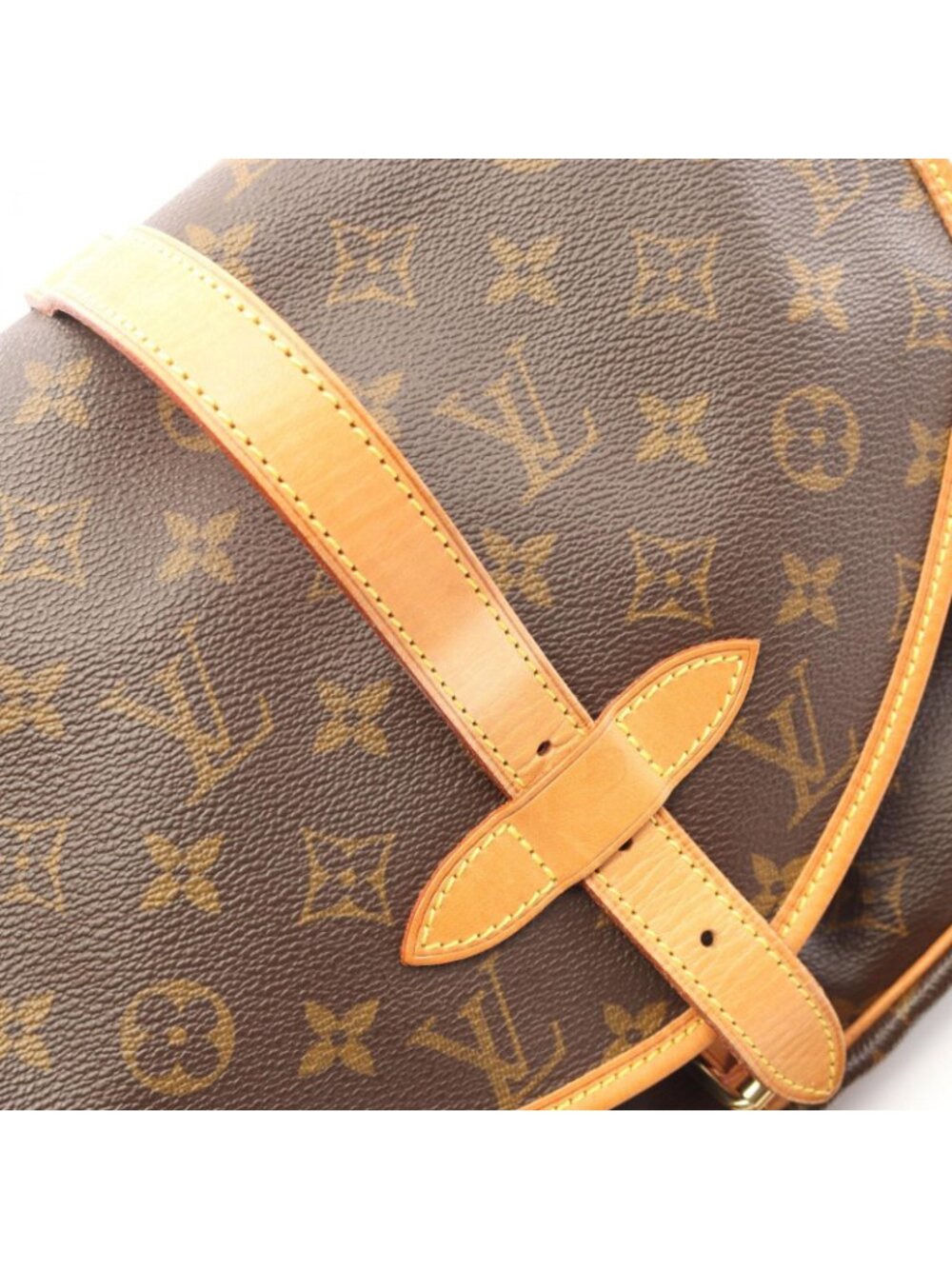 Louis Vuitton Shoulder Bag Saumur 30 Canvas Leather - Picture 11 of 11